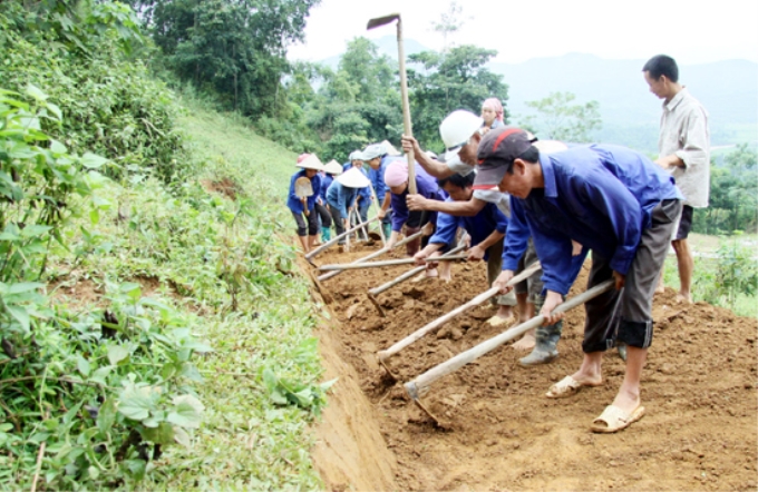 Xây dựng nông thôn mới ở Lào Cai. Ảnh minh họa